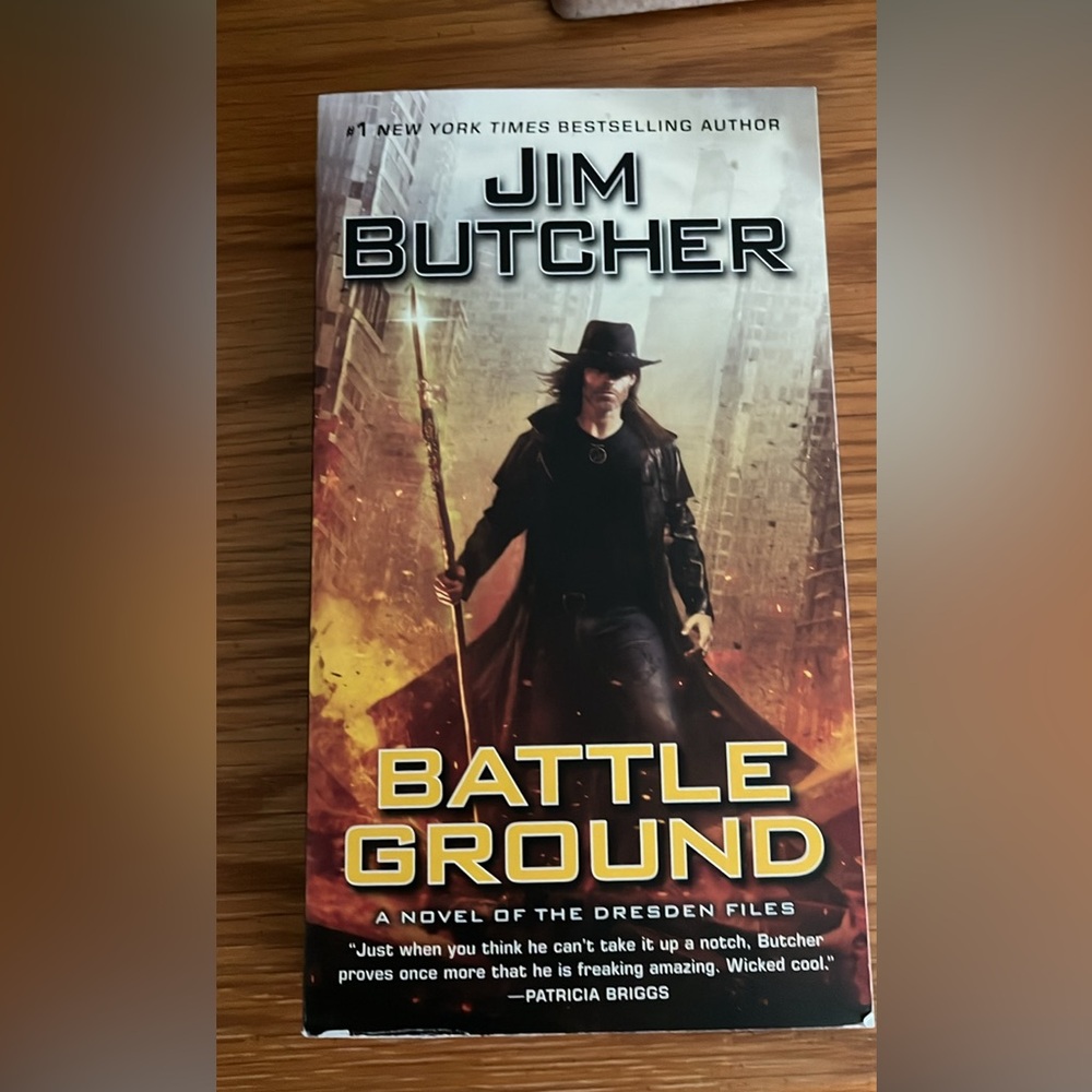 NEW- not used Jim Butcher Battle Ground paperback